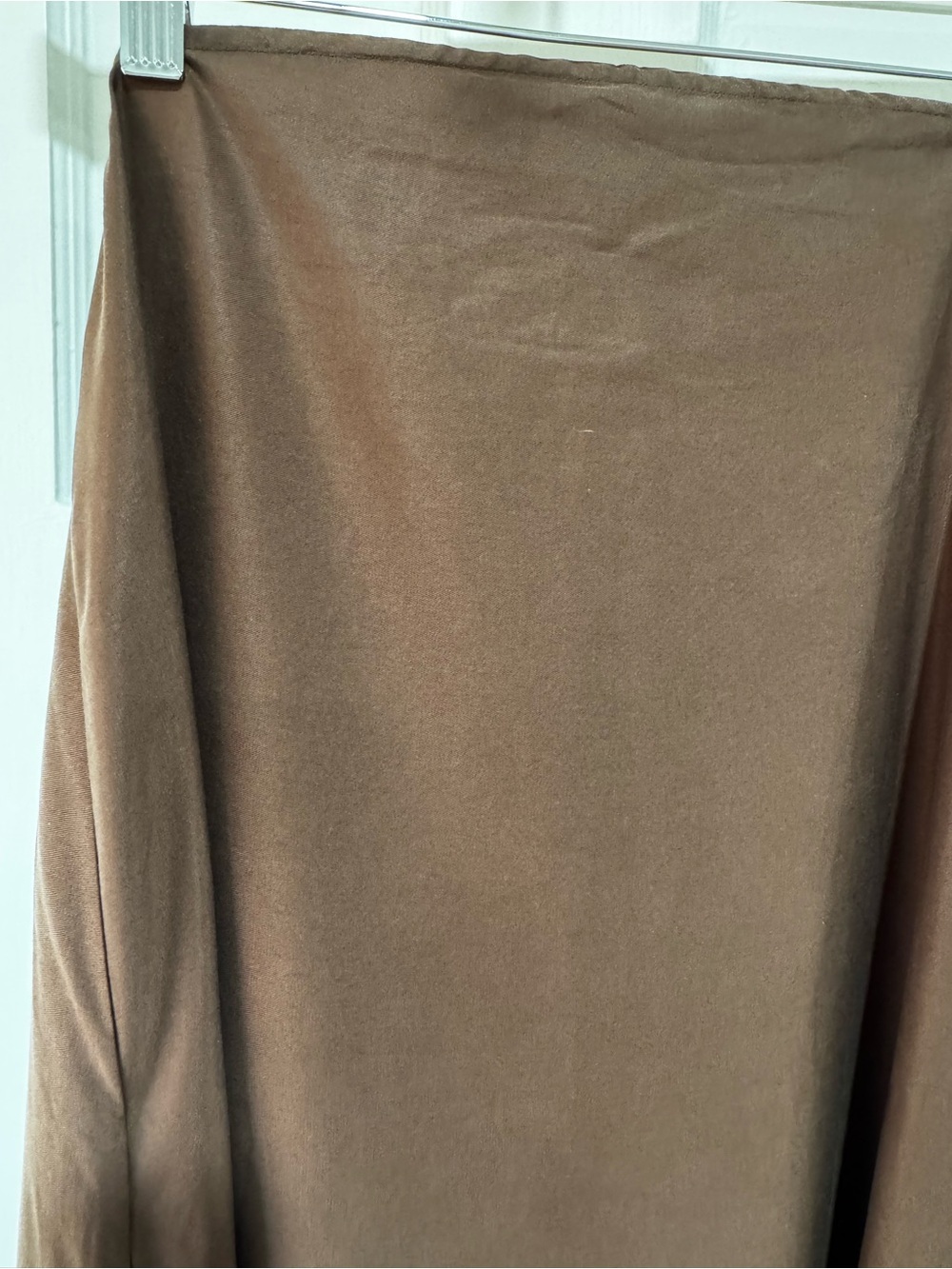 NWOT ASOS DESIGN cupro bandeau maxi dress in chocolate - Picture 5 of 5